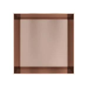 Hotbath &MORE Inbouwnis 30x30x10cm frameless Geborsteld Koper PVD Beperkt Aanbod