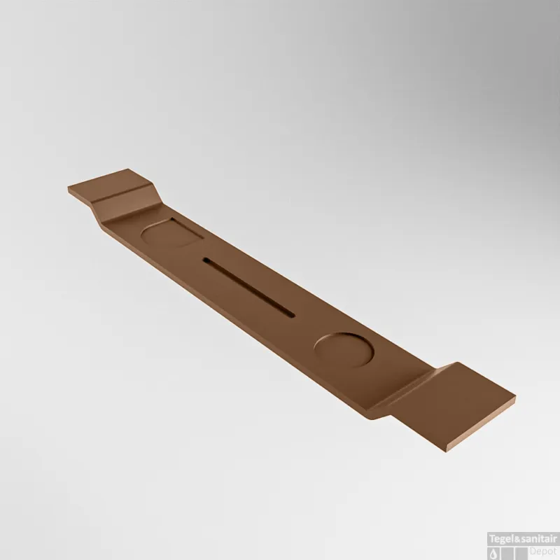 MONDIAZ EASY Badplank 86cm solid surface kleur Rust Gecertificeerd