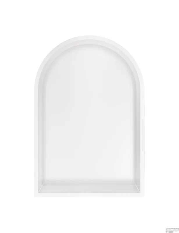 Weekendaanbieding Hotbath &MORE Inbouwnis Toogmodel 30x45x10cm Mat Wit