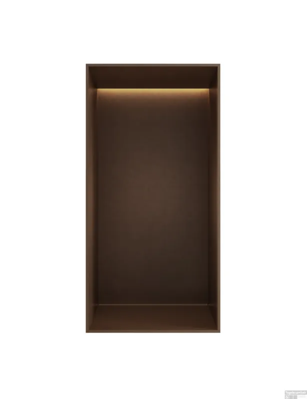 Express Levering Hotbath &MORE Inbouwnis 30x15x10cm frameless + LED Tuscan Bronze
