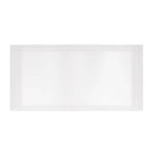 Betaalbaar Hotbath &MORE Inbouwnis 30x60x10cm frameless Mat Wit