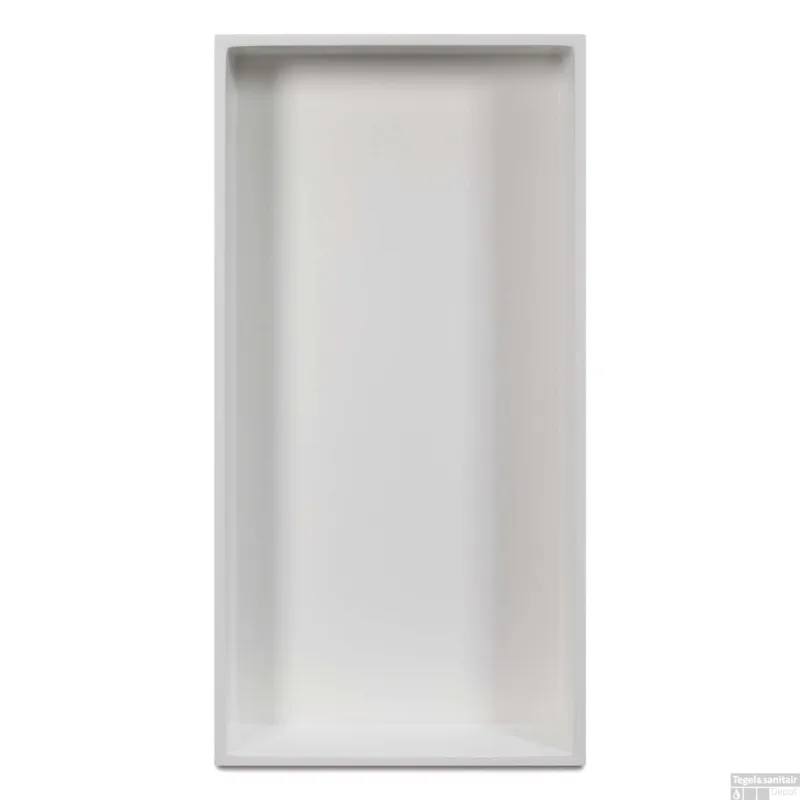 Inbouwnis Luca Sanitair 59,5x29,5x8 cm Solid Surface Mat Wit Gecertificeerd