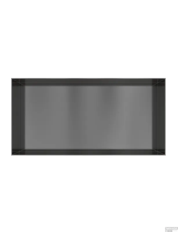 Bestseller Hotbath &MORE Inbouwnis 30x60x10cm frameless Geborsteld Gunmetal PVD
