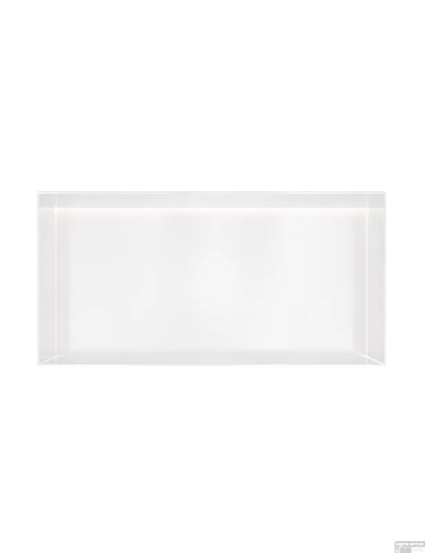 Hotbath &MORE Inbouwnis 30x60x10cm frameless + LED Mat Wit Lage Kosten
