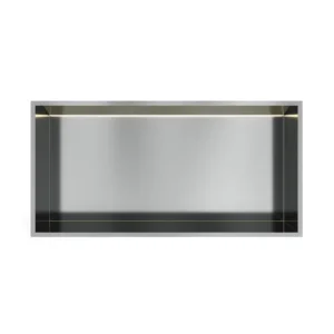 Fabrieksprijs Hotbath &MORE Inbouwnis 30x60x10cm met LED IP44 RVS 316