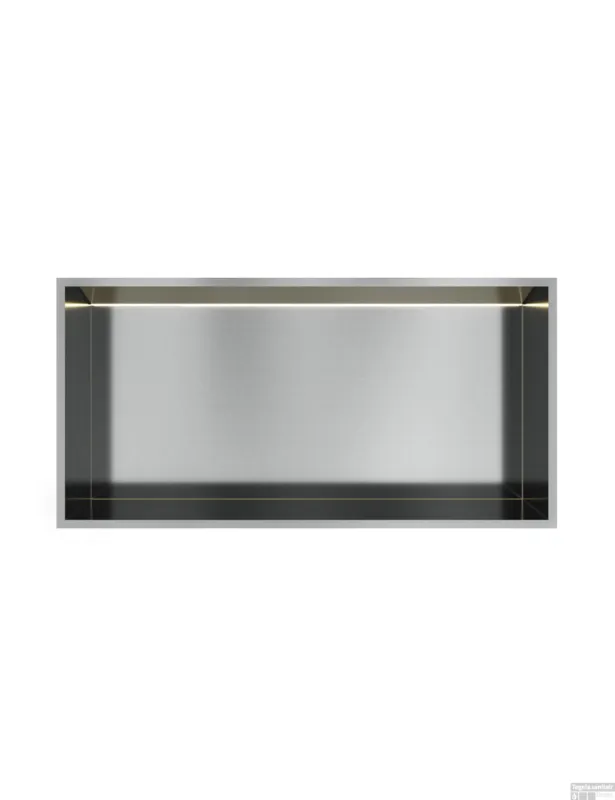 Fabrieksprijs Hotbath &MORE Inbouwnis 30x60x10cm met LED IP44 RVS 316