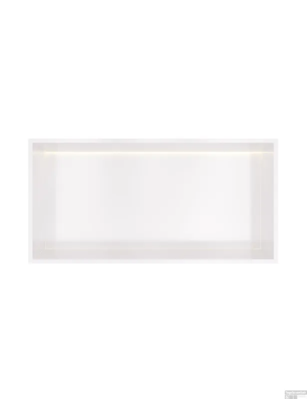 Hotbath &MORE Inbouwnis 30x60x10cm met LED IP44 Mat Wit Superprijs