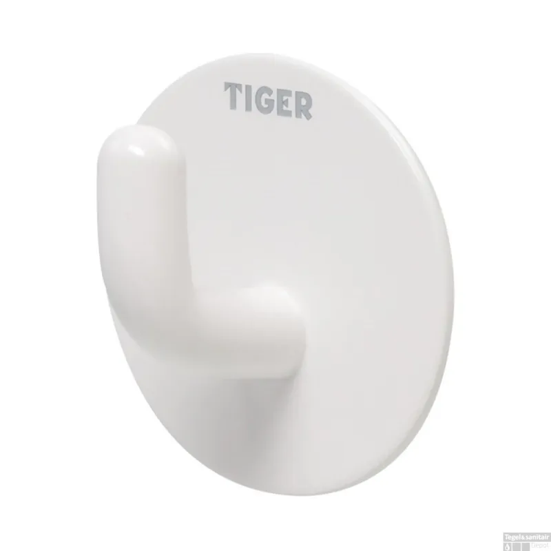 Favoriet Handdoekhaak Tiger Rondo Wit