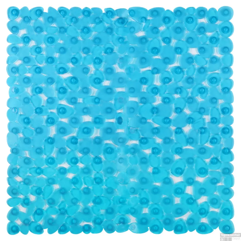 Veiligheidsmat Differnz Lapis PVC 54x54 cm Transparant Blauw Exclusieve Aanbieding