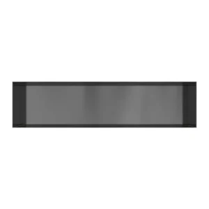 Meest Verkocht Hotbath &MORE Inbouwnis 30x120x10cm frameless Geborsteld Gunmetal PVD