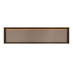 Goedkoop Hotbath &MORE Inbouwnis 30x120x10cm met LED IP44 Tuscan Bronze