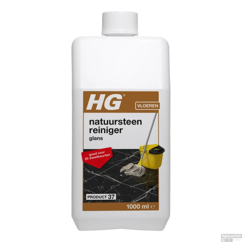 HG Natuursteen Reiniger Glansherstellend (1 Liter) Op = Op