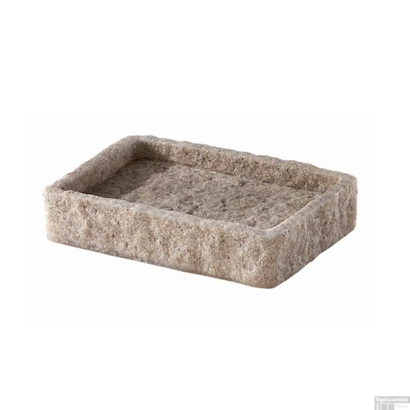 Zeephouder Sapho Aries Vrijstaand 12.2x8.6x2.7 cm Polyresin Beige Bestseller