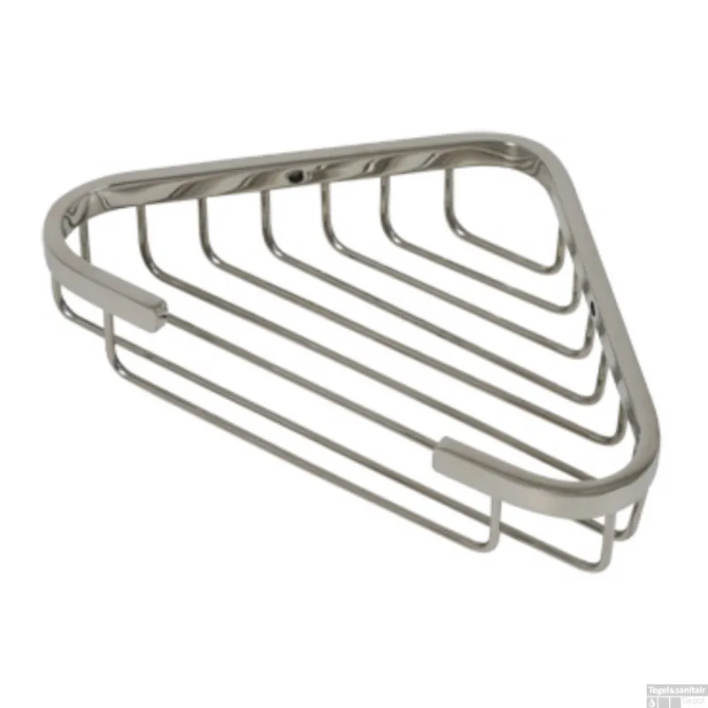 Voordeelprijs Hoekzeepschaal Plieger Uni 15x19x3,5cm Chroom