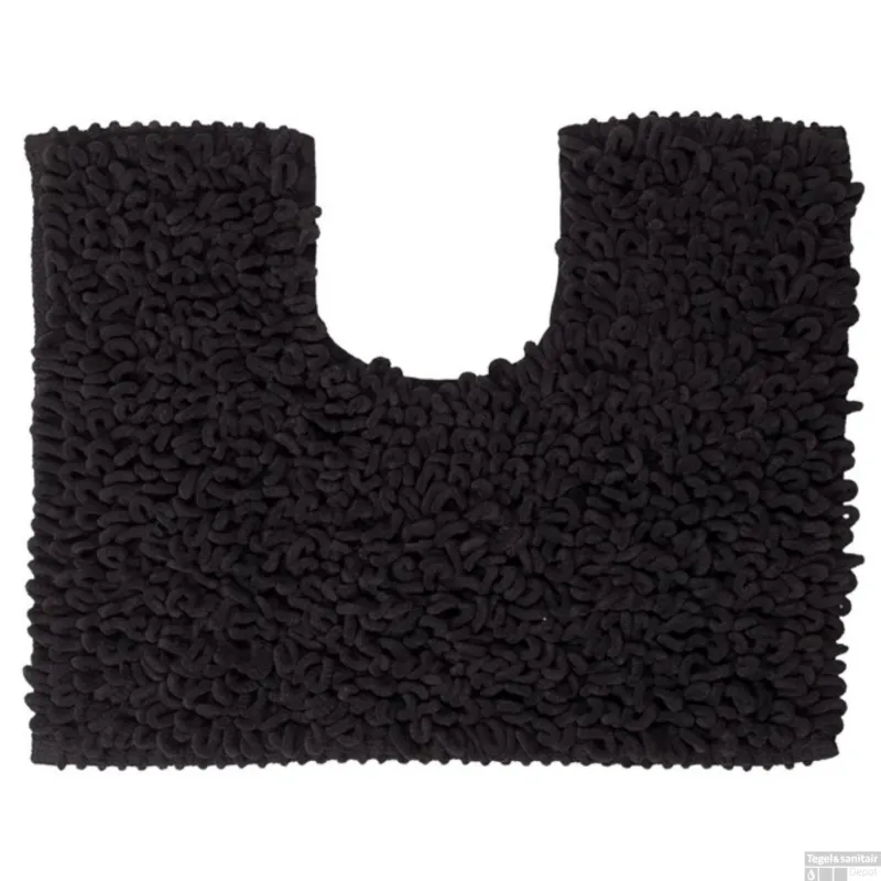 Toiletmat Sealskin Twist 45x50 cm Microfibre Antraciet Seizoensaanbieding