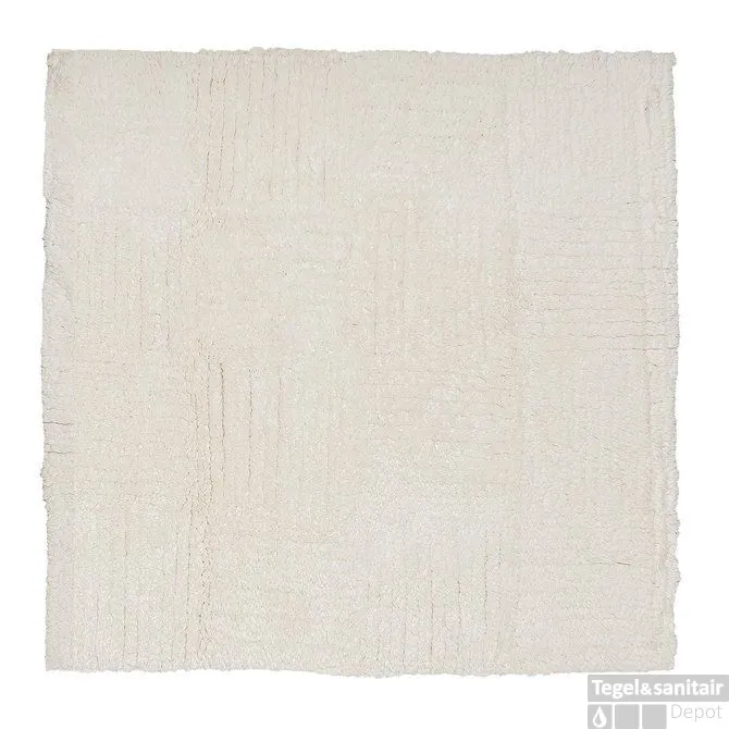 Badmat Sealskin Reverse 60x60 cm Katoen Ivoor Betaalbaar