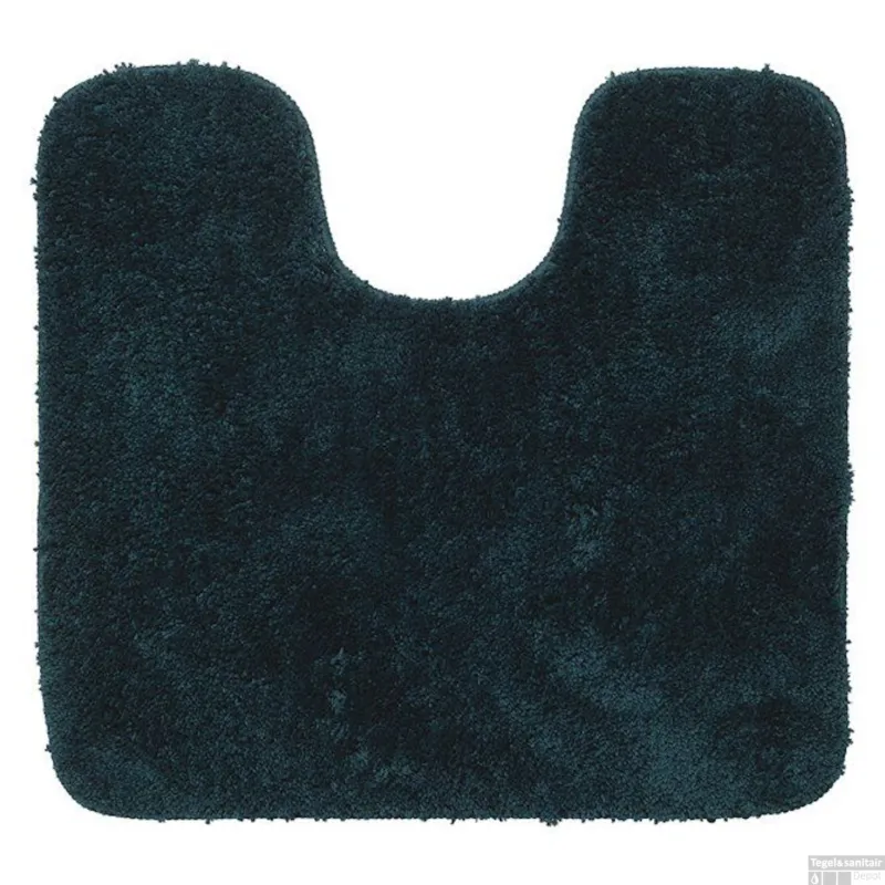 Direct Beschikbaar Toiletmat Sealskin Angora 55x60 cm Polyester Donkergroen