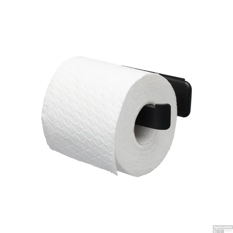 Flitsaanbieding Toiletrolhouder Zonder Klep Tiger Tess Zwart