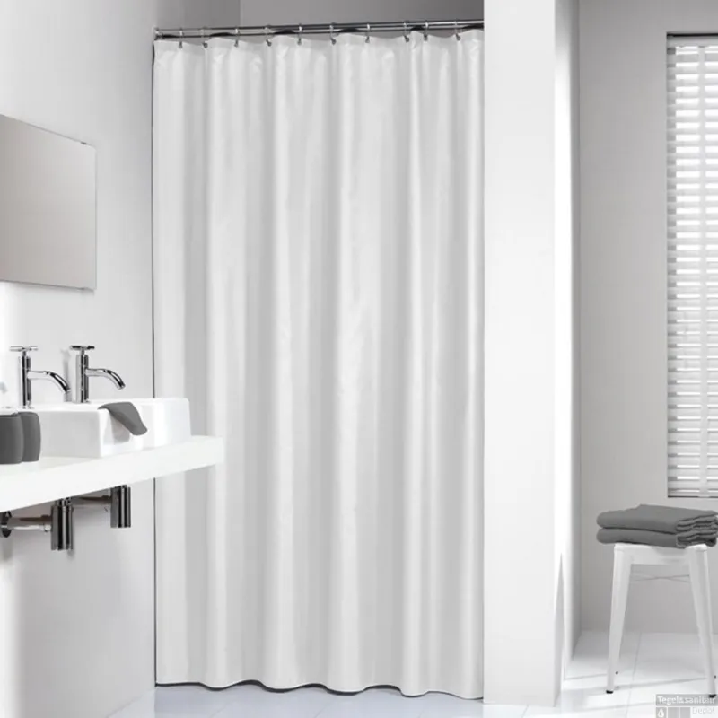 Douchegordijn Sealskin PEVA Granada 240x180 Wit Op = Op