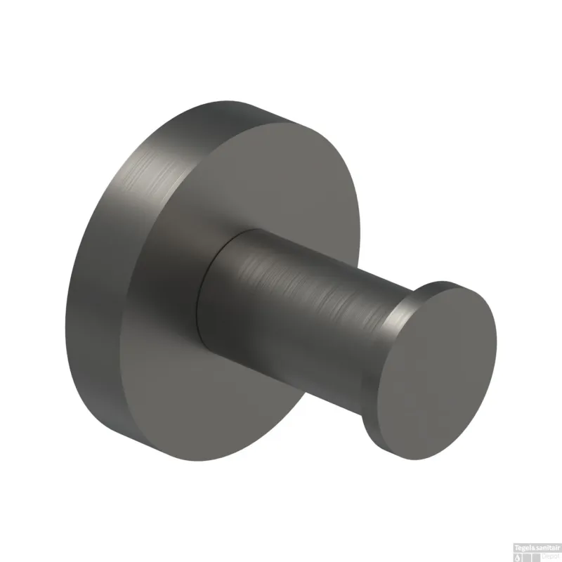 Beperkt Aanbod Grote Handdoekhaak IVY Geborsteld Metal Black PVD