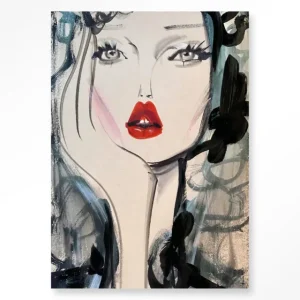 Rechtstreeks Van De Fabrikant Kate Moss Forever - Moderne Wanddecoratie | Artprint, Glass Art & Wandkleed