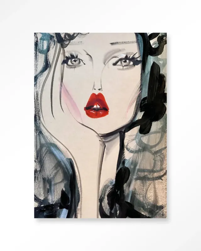 Rechtstreeks Van De Fabrikant Kate Moss Forever - Moderne Wanddecoratie | Artprint, Glass Art & Wandkleed