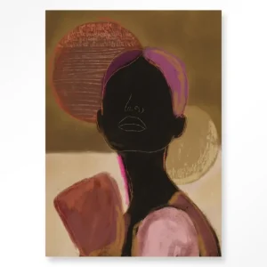 Silhouette Lady 2 - Moderne Wanddecoratie | Artprint, Glass Art & Wandkleed Veilige Betaling
