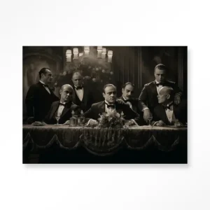 Hoge Kwaliteit Godfathers Table - Moderne Wanddecoratie | Artprint, Glass Art & Wandkleed