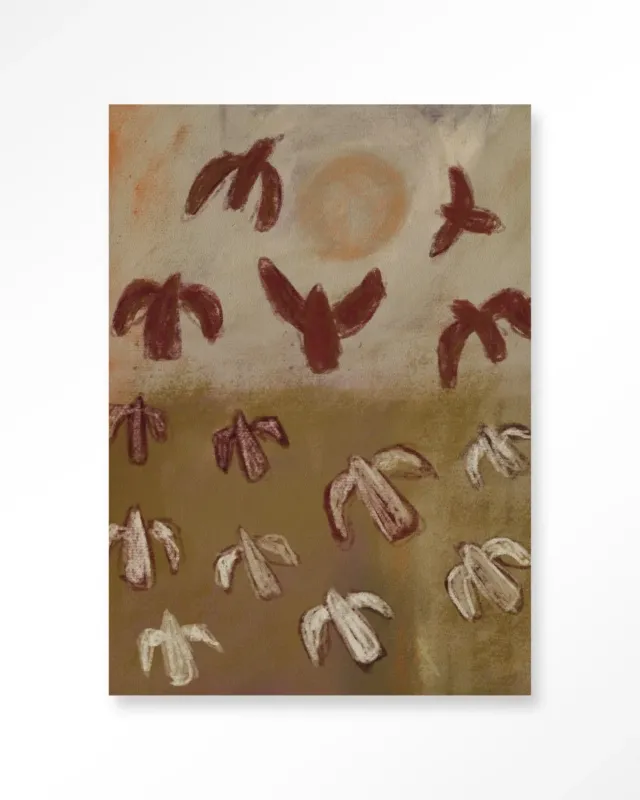 Actieprijs Sunbirds - Moderne Wanddecoratie | Artprint, Glass Art & Wandkleed
