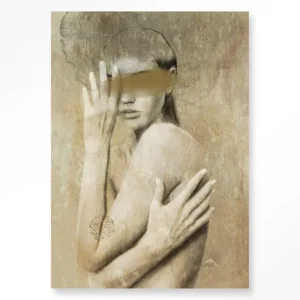 Beperkt Aanbod Touching Me - Moderne Wanddecoratie | Artprint, Glass Art & Wandkleed