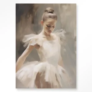 Posing Ballerina - Moderne Wanddecoratie | Artprint, Glass Art & Wandkleed Lage Kosten