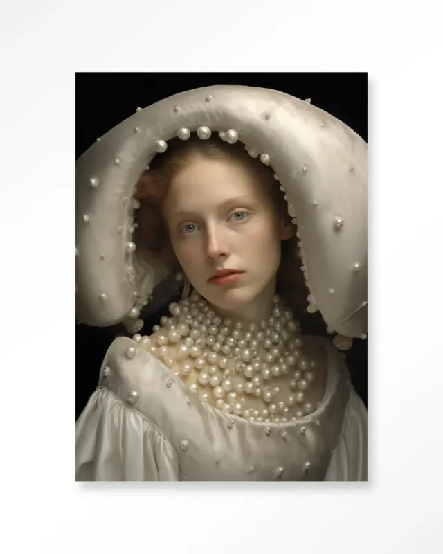 Pearl Princess - Moderne Wanddecoratie | Artprint, Glass Art & Wandkleed Populair