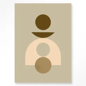 Forma 4 Beige - Moderne Wanddecoratie | Artprint, Glass Art & Wandkleed Laatste Kans