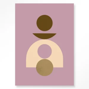 Forma 4 Lilac - Moderne Wanddecoratie | Artprint, Glass Art & Wandkleed Alleen Vandaag