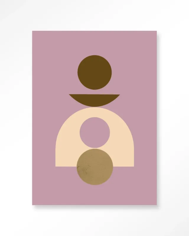 Forma 4 Lilac - Moderne Wanddecoratie | Artprint, Glass Art & Wandkleed Alleen Vandaag