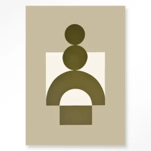 Hoge Kwaliteit Forma 3 Beige - Moderne Wanddecoratie | Artprint, Glass Art & Wandkleed