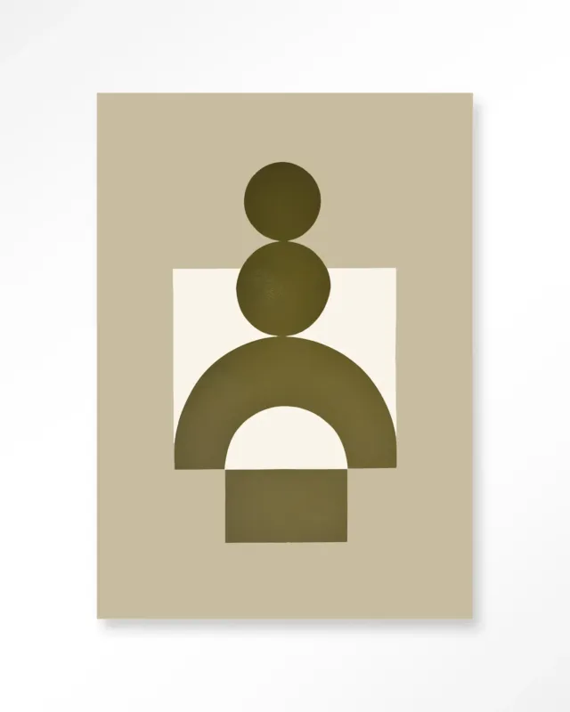 Hoge Kwaliteit Forma 3 Beige - Moderne Wanddecoratie | Artprint, Glass Art & Wandkleed