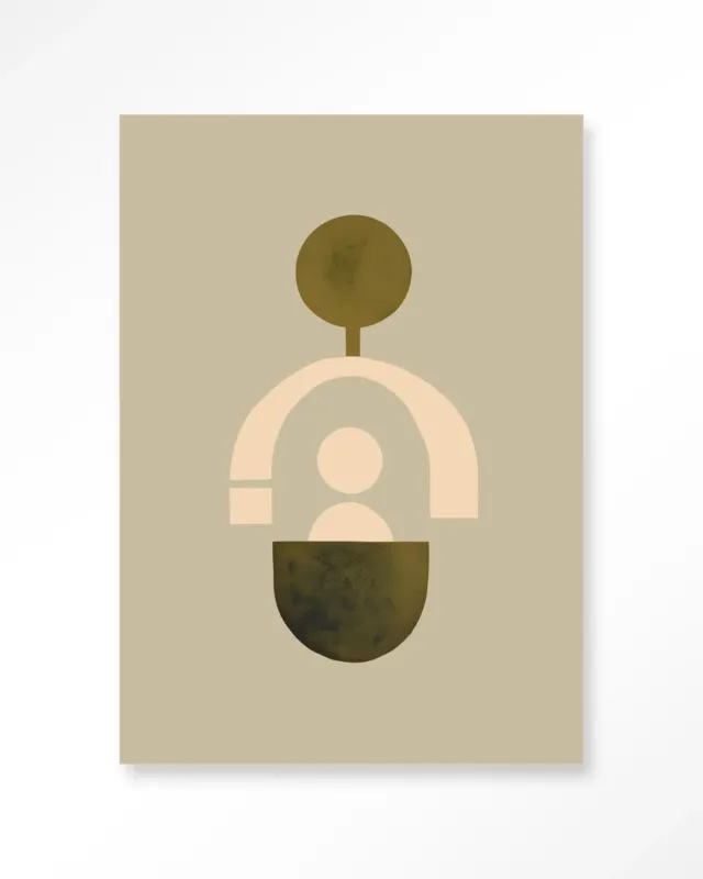 Forma 2 Beige - Moderne Wanddecoratie | Artprint, Glass Art & Wandkleed Finale Uitverkoop