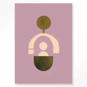 Seizoensaanbieding Forma 2 Lilac - Moderne Wanddecoratie | Artprint, Glass Art & Wandkleed