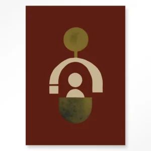 Gecertificeerd Forma 2 Red - Moderne Wanddecoratie | Artprint, Glass Art & Wandkleed