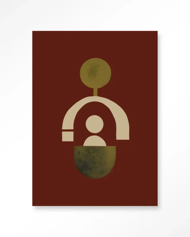 Gecertificeerd Forma 2 Red - Moderne Wanddecoratie | Artprint, Glass Art & Wandkleed