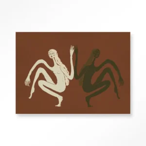 Connected Curves - Moderne Wanddecoratie | Artprint, Glass Art & Wandkleed Beperkte Voorraad
