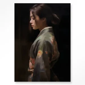 Kimono Tales - Moderne Wanddecoratie | Artprint, Glass Art & Wandkleed Lage Kosten