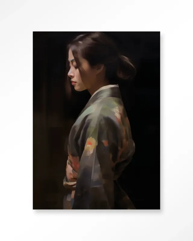 Kimono Tales - Moderne Wanddecoratie | Artprint, Glass Art & Wandkleed Lage Kosten