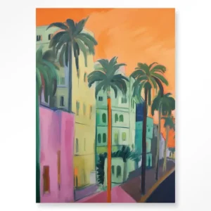 Actieprijs Palm Street - Moderne Wanddecoratie | Artprint, Glass Art & Wandkleed