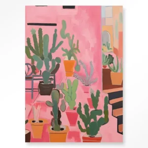 Uitverkoop Cactus Party - Moderne Wanddecoratie | Artprint, Glass Art & Wandkleed