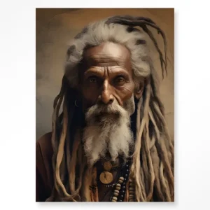 Wise Man - Moderne Wanddecoratie | Artprint, Glass Art & Wandkleed Lage Prijs