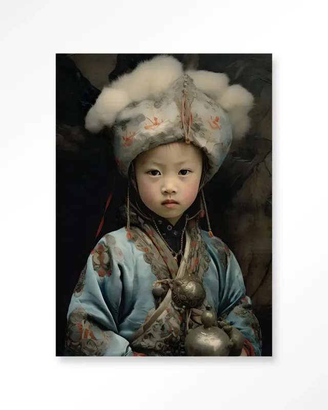Traditional Child 2 - Moderne Wanddecoratie | Artprint, Glass Art & Wandkleed Gereduceerde Prijs