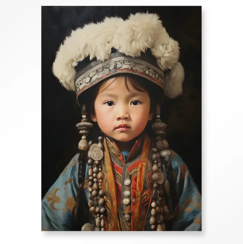 Laatste Versie Traditional Child 1 - Moderne Wanddecoratie | Artprint, Glass Art & Wandkleed