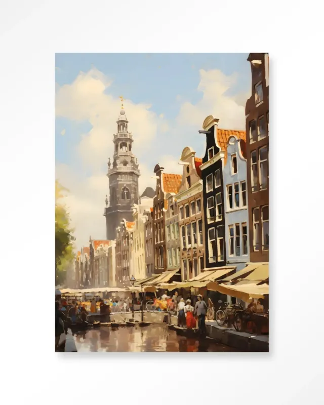 Amsterdam - Moderne Wanddecoratie | Artprint, Glass Art & Wandkleed Snelle Levering